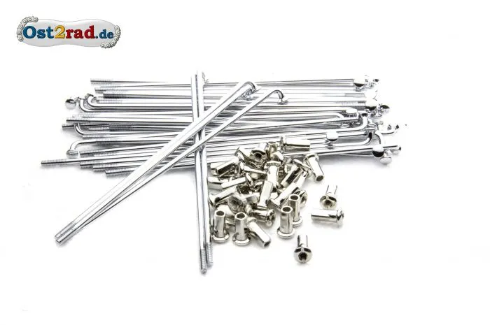 Speichensatz verstärkt für Simson S50 S51 SR4- Edelstahl für 16" Felge