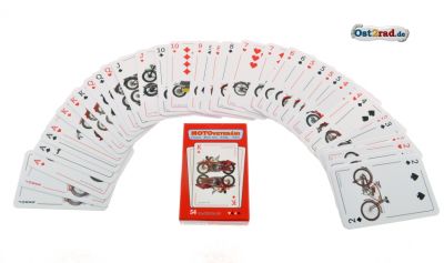 Spielkarten BlackJack Bridge Poker JAWA CZ Oldtimer