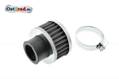 Sportluftfilter S50 S51 S70 chrom flach