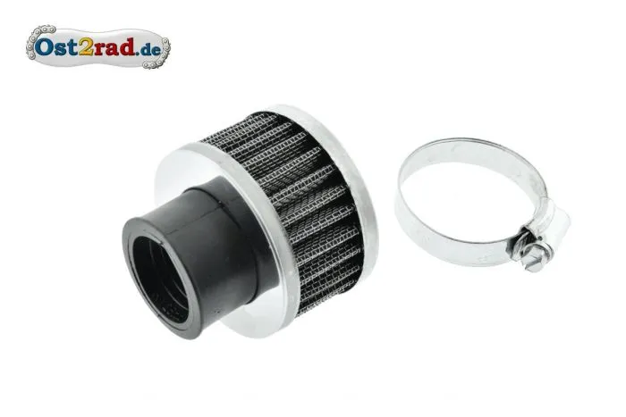 Sportluftfilter S50 S51 S70 chrom flach