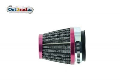 Sportluftfilter groß, 52mm passend für MZ250, Farbe rot
