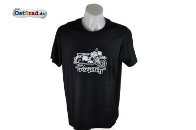 T-Shirt noir Trophy MZ ES 250/2