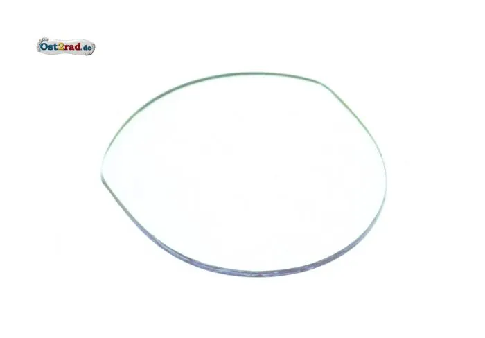 Tachoglas oval für Wappentacho SIMSON SR1 SR2, Scheibe