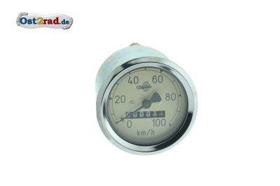 Tachometer 60mm MESTRA 100 Km/h mit Beleuchtung IWL RT125