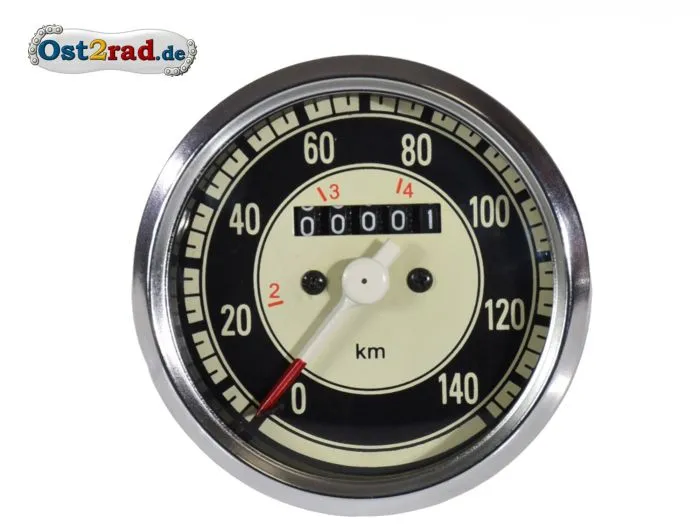 Tachometer rund 140 km/h für Jawa und CZ 125 - 350