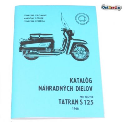 Ersatzteilkatalog Roller Tatran S125