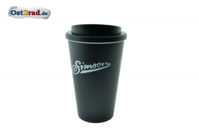 Thermobecher mit Schraubverschluss SIMSON schwarz 350ml
