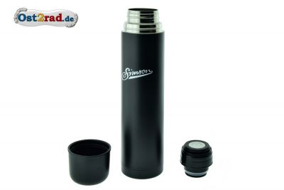 Thermos SIMSON noir avec impression