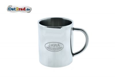 Tasse thermos en acier inoxydable argent JAWA