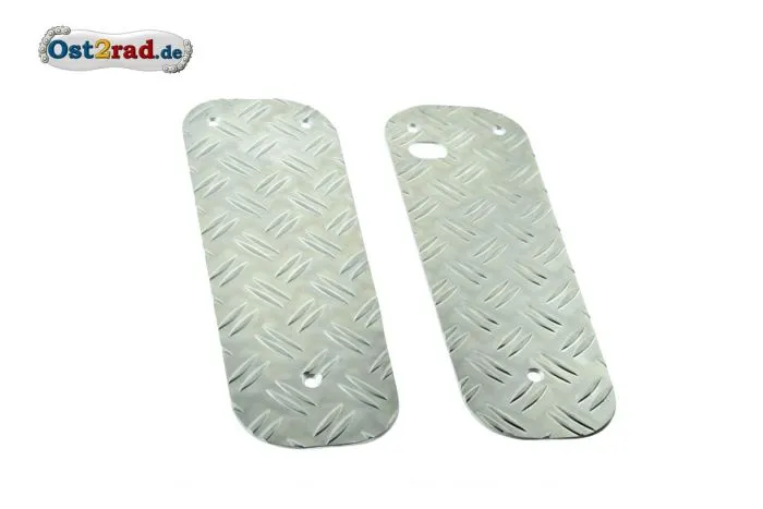 Trittbretter SIMSON Schwalbe Alu-Riffelblech