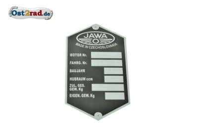 Blank label JAWA