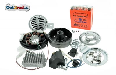 Kit de conversion allumage complet Vape de 6V à 12V Jawa 1-cylindre
