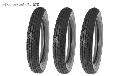3 Pneus 4,00-19 RIESA pour attelage Ural Dnepr, BMW-Oldtimer