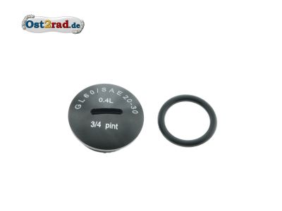 Cap for Clutch adjustment SIMSON Alu black