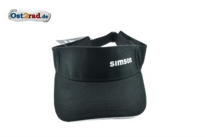 Visor Cap Sonnenhut schwarz Simson