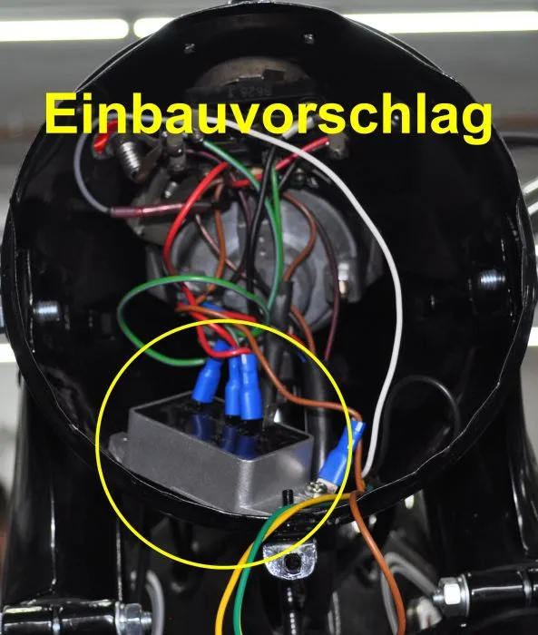Regler elektronisch 6V Spezialdiode, für BMW EMW R35, Regler für Lichtmaschine
