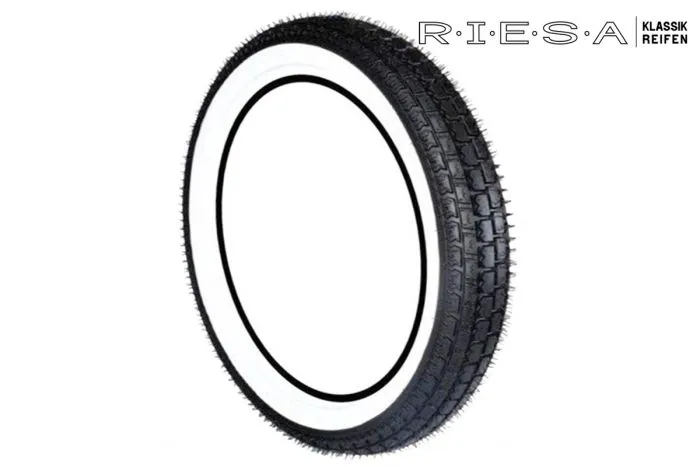Weißwandreifen Riesa 3,25-16 Reinforced Klassik, für Jawa 350 250 175 ccm