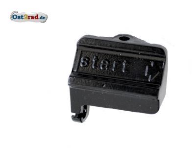 Starterzugwiderlager Aufschrift START schwarz S51 S53 S70 S83 SR50 SR80