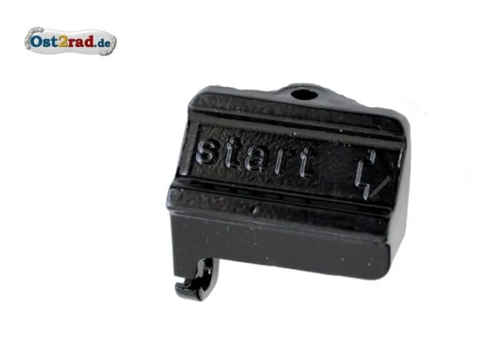 Starterzugwiderlager Aufschrift START schwarz S51 S53 S70 S83 SR50 SR80