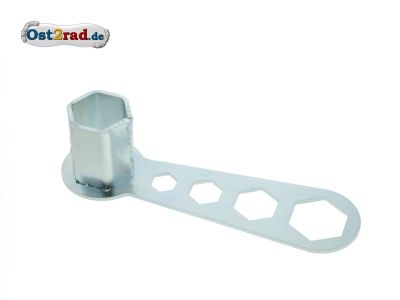 Clé à bougie, design RDA, galvanisée, universelle SW21-22
