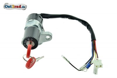 Ignition switch MZ, MuZ, Kanuni, ETZ, Saxon, Rotax, Steering lock