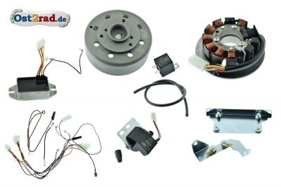 Zündung Vape Version 3, 12V Set für Simson S50 vergossen M-G-V