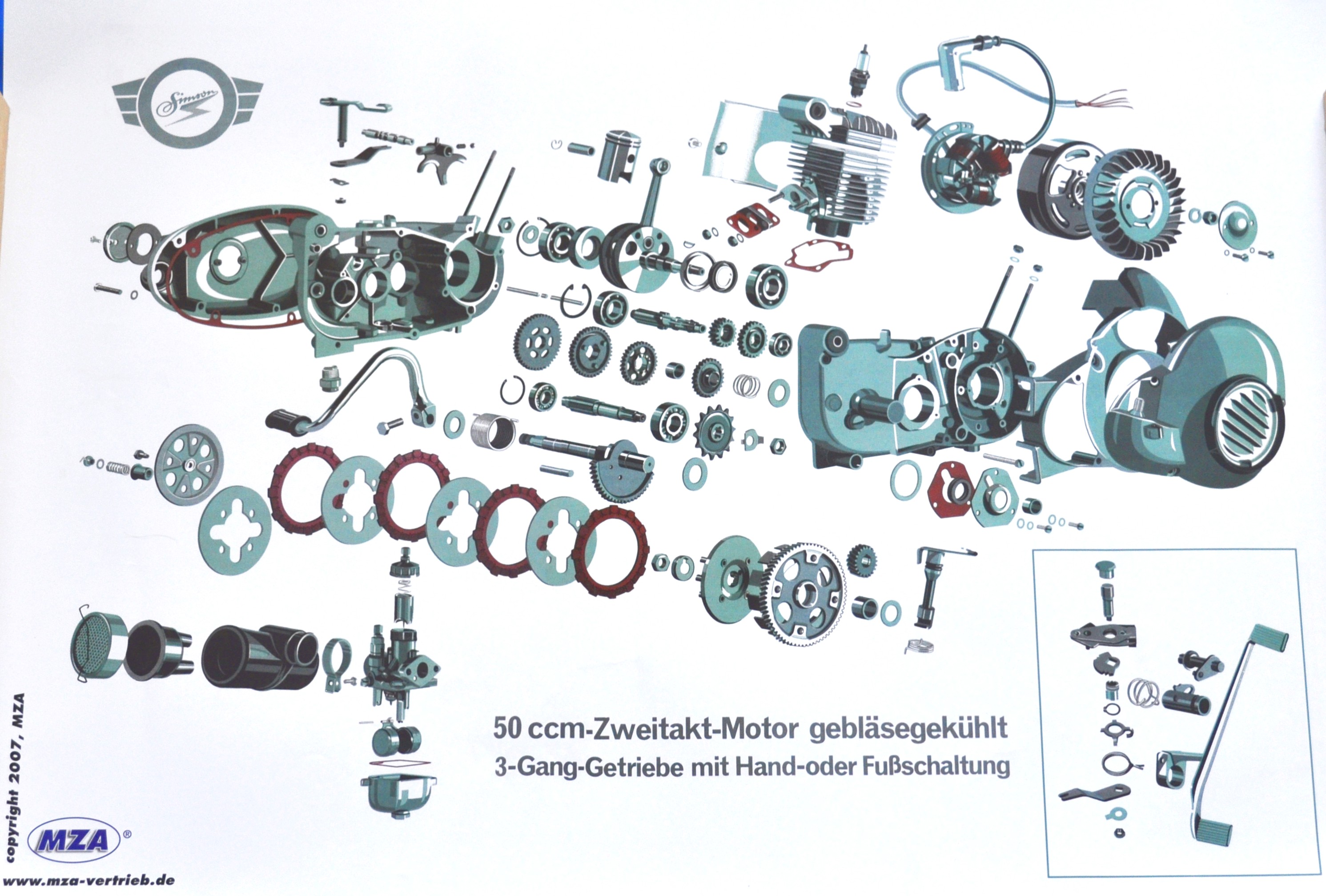Simson Tuning: Tuningmaßnahmen an Zweitakt-Motoren!