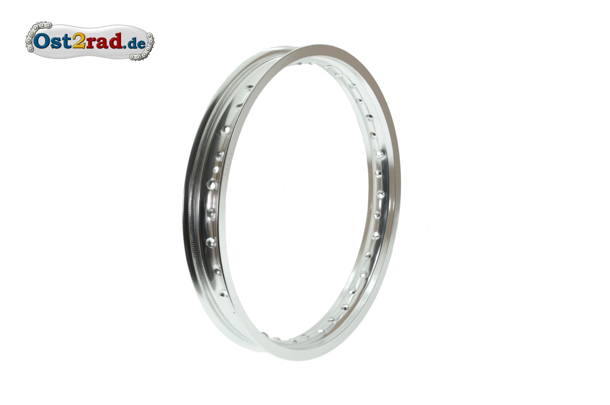Motonet 19" Chrome Steel Rim 1.85x19 For Vintage Motorcycles - MZ RT SHL WSK JAWA CZ DKW NSU EMW AWO IFA BK