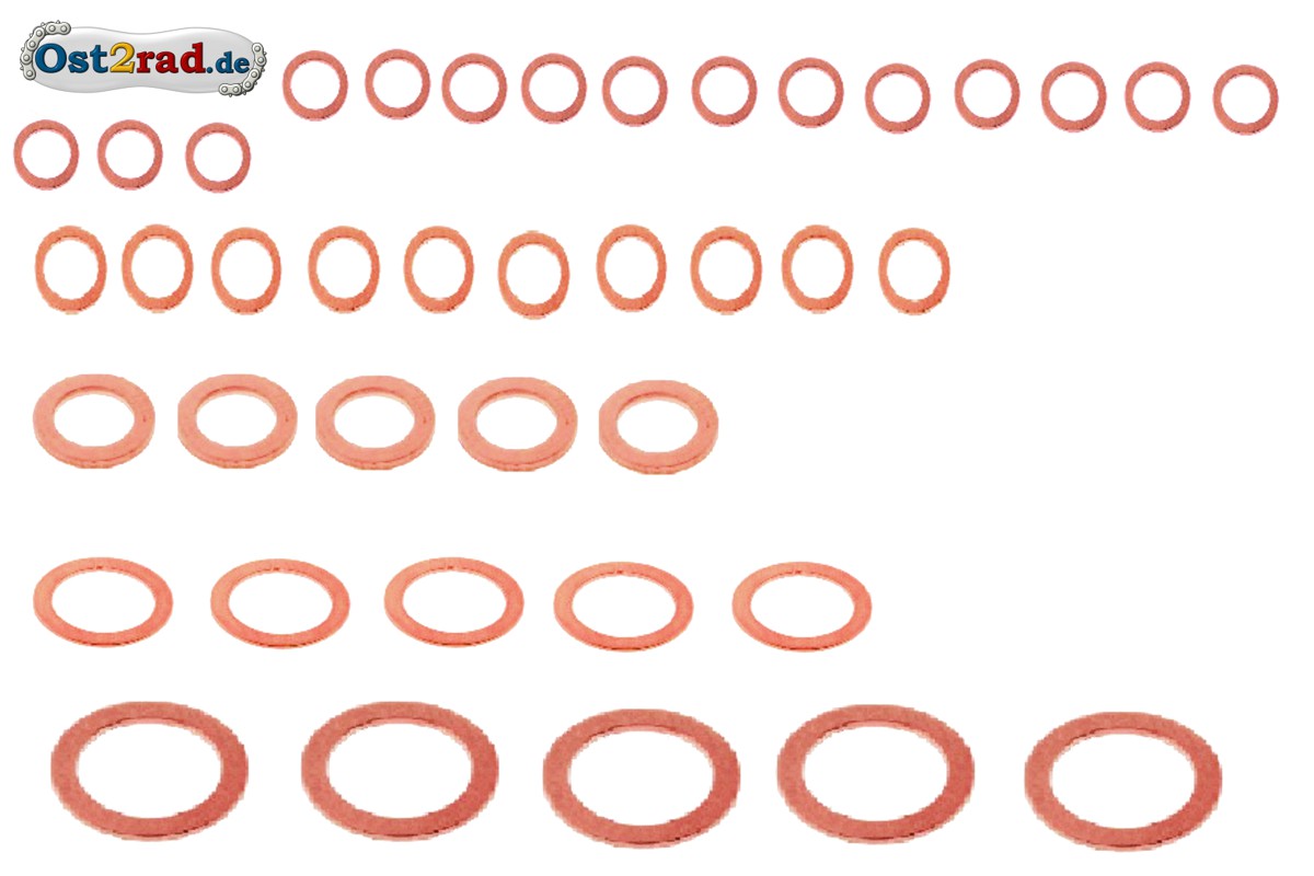 Kupferdichtring Set Universal MZ Simson Awo EMW Jawa