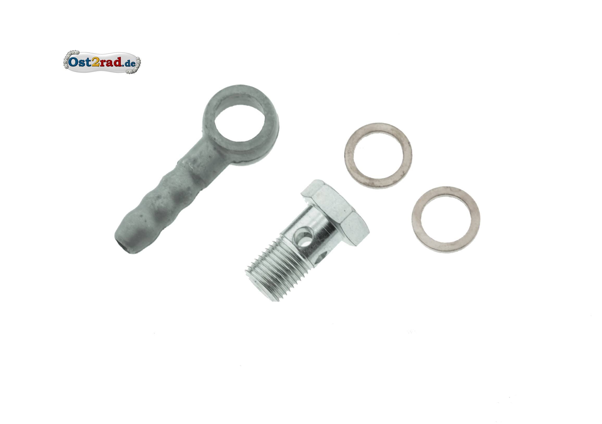 Replika Gasoline Tap Fuel Valve – Angle Connection, For MZ RT125/1/2/3 IWL, Galvanized