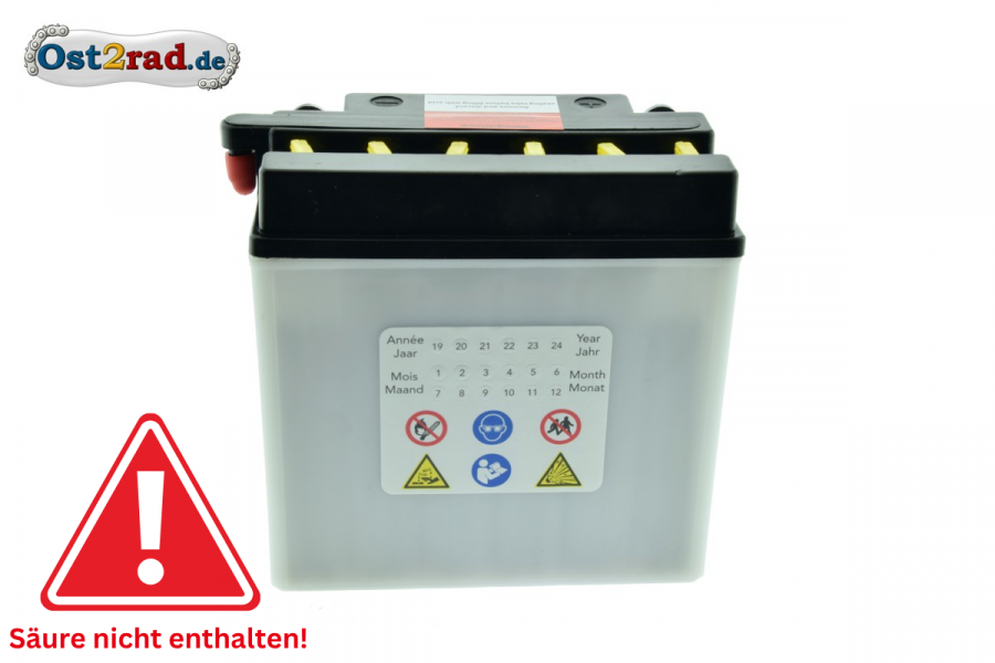 Batterie 12V 9A passend für MZ ETZ 250 (Preis zuzügl. Batteriepfand 7,50 €)