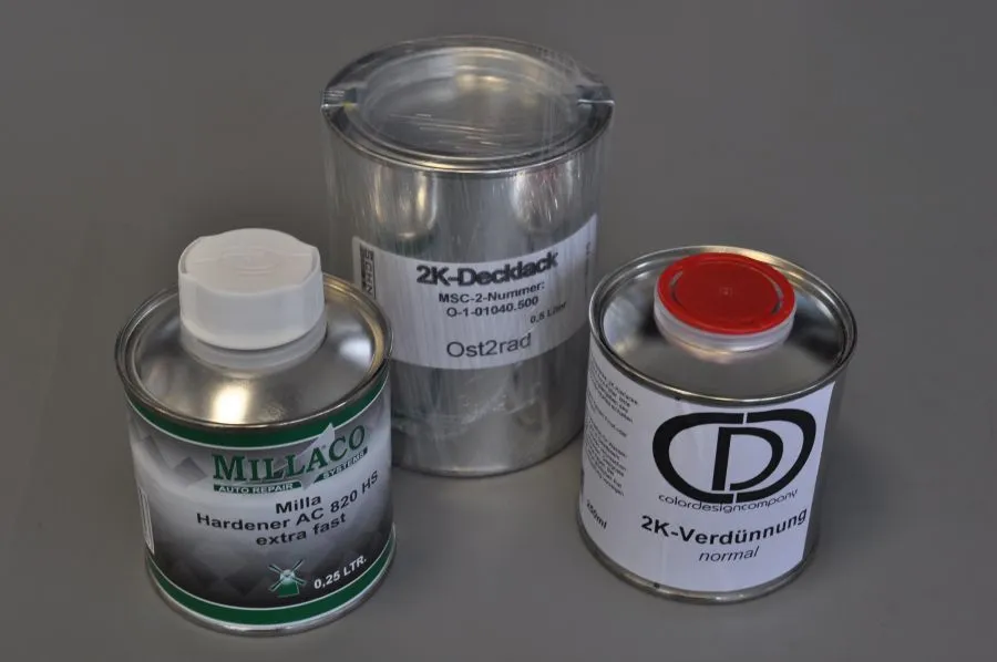 SET Farbe + Klarlack Originalfarton passend für MZ ES 125 150 175 250 beige