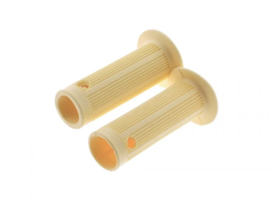 Griffgummi BEIGE Paar KR51/1 KURZ, 1. Ausführung Handschaltung - Star, Schwalbe Griffgummi BEIGE Paar KR51/1 KURZ, 1. Ausführung Handschaltung - Star, Schwalbe