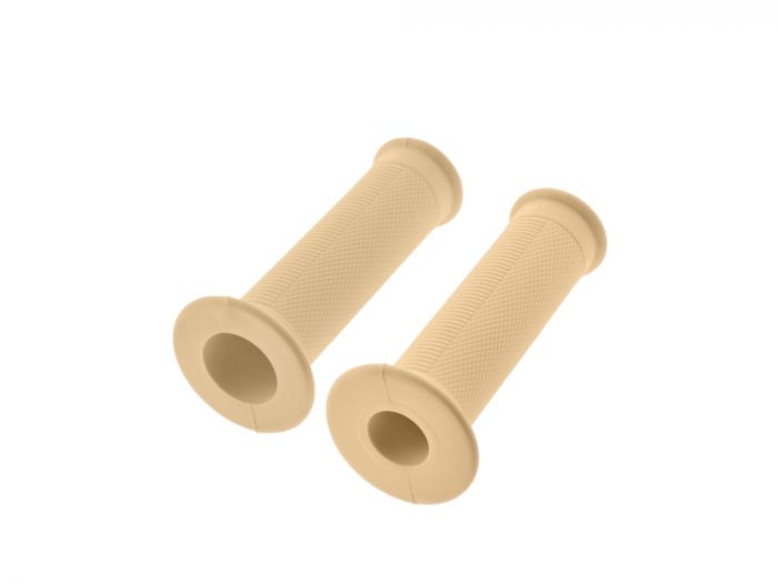 Lenkergriffe beige - creme passend für MZ Simson IWL mit Bund