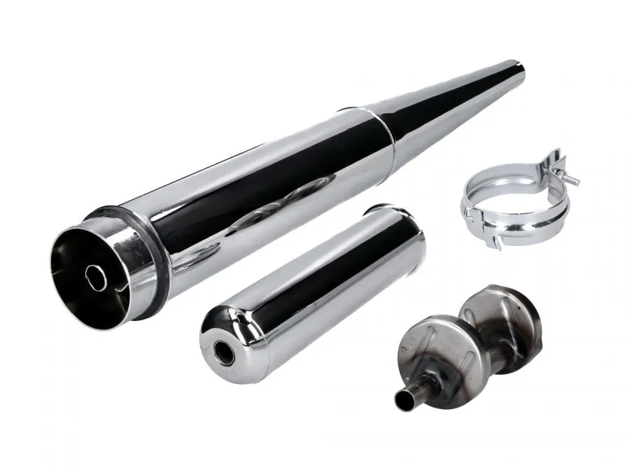 Auspuff für SIMSON S50 S51 SR50 Schwalbe KR51/2, Standart mit Gegenkonus Auspuff für SIMSON S50 S51 SR50 Schwalbe KR51/2, Standart mit Gegenkonus
