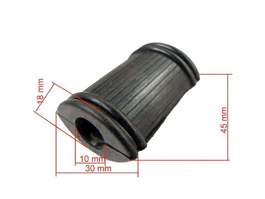 Fußschalthebelgummi oval für RT125 AWO BK350 IWL EMW