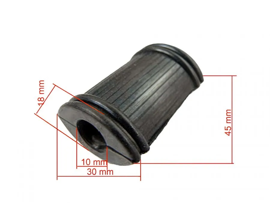 Fußschalthebelgummi oval für RT125 AWO BK350 IWL EMW