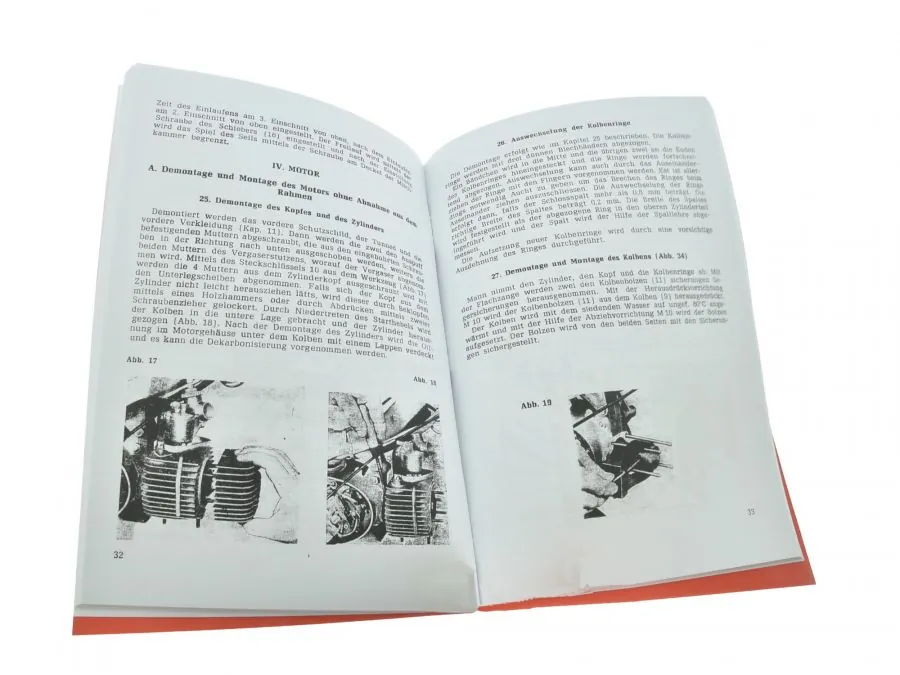 Werkstatthandbuch Jawa 50 Typ 20 23 deutsch