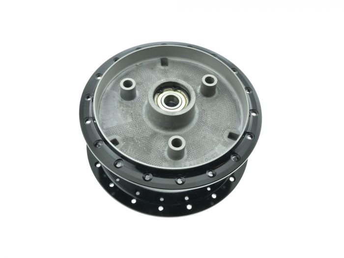 Tuning-Radnabe SCHWARZ lackiert Simson S50 S51 Vogelserie - Stege abgedreht