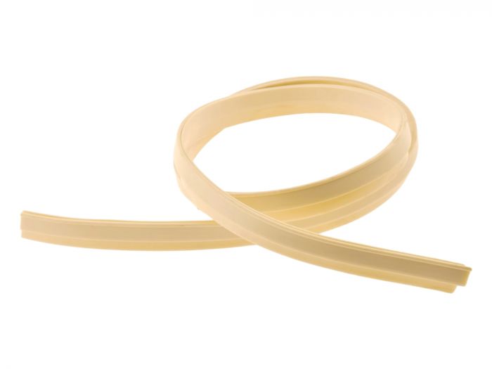 Kedergummi für Scheinwerfer Simson Vogelserie, beige - elfenbein, flach