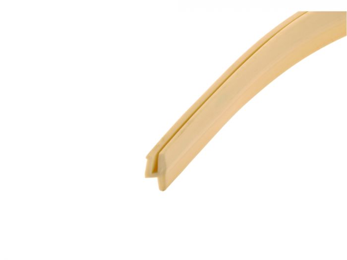 Kedergummi für Scheinwerfer Simson Vogelserie, beige - elfenbein, flach