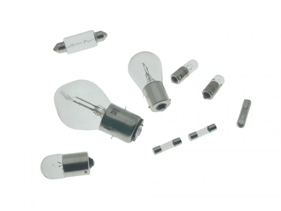 SET Ersatzbirnen GLÜWO Glühlampenkasten 6V 35W Bilux SIMSON S50 S51 SR50 KR51/2