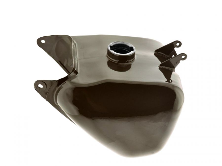 Tank SR50 SR80 für Simson Roller, Schwarzbraun - lackiert und versiegelt