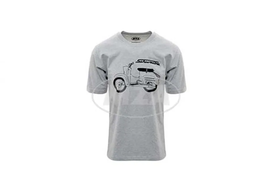 T-Shirt SIMSON Schwalbe grau - verschiedene Größen