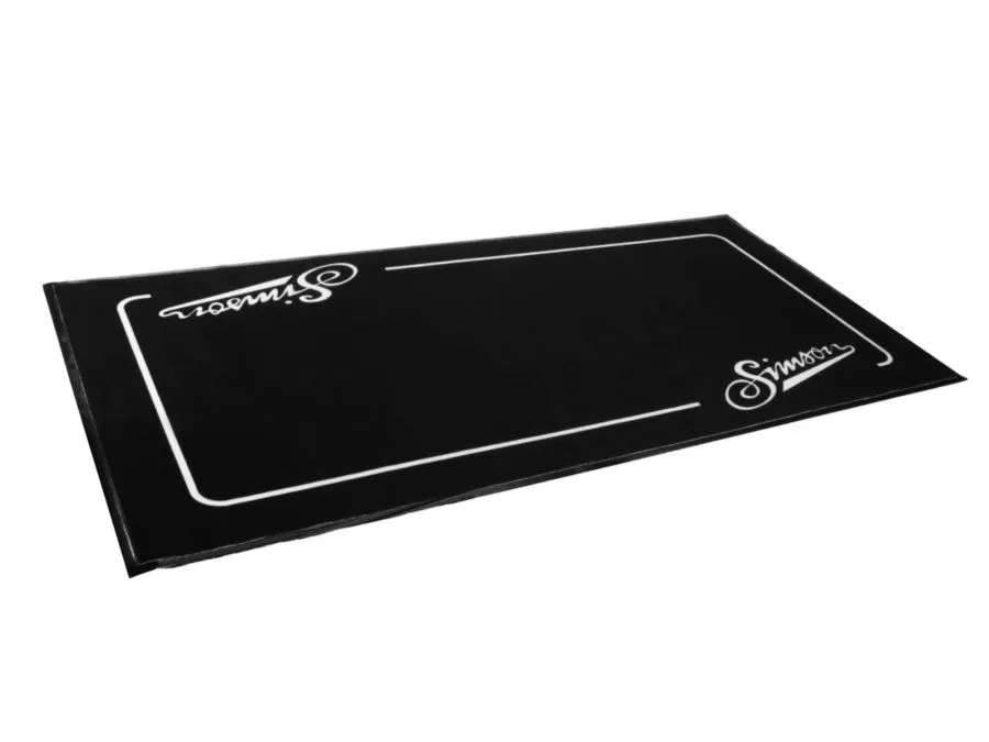 Werkstattmatte Simson Schriftzug 200x103cm schwarz