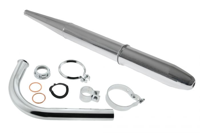 Auspuff SET Spitztüte für SIMSON Star SR4/2 offen
