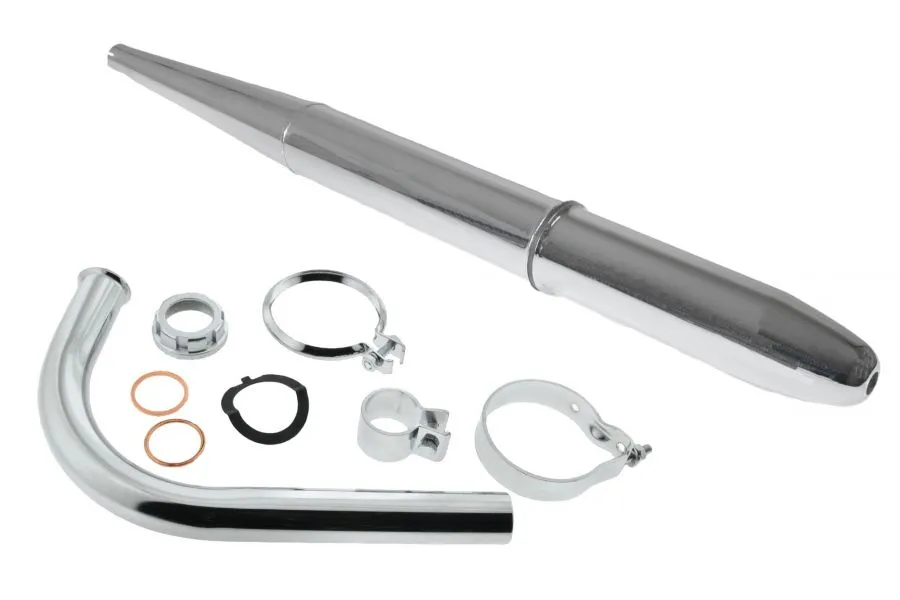 Auspuff SET Spitztüte für SIMSON Star SR4/2 offen Auspuff SET Spitztüte für SIMSON Star SR4/2 offen