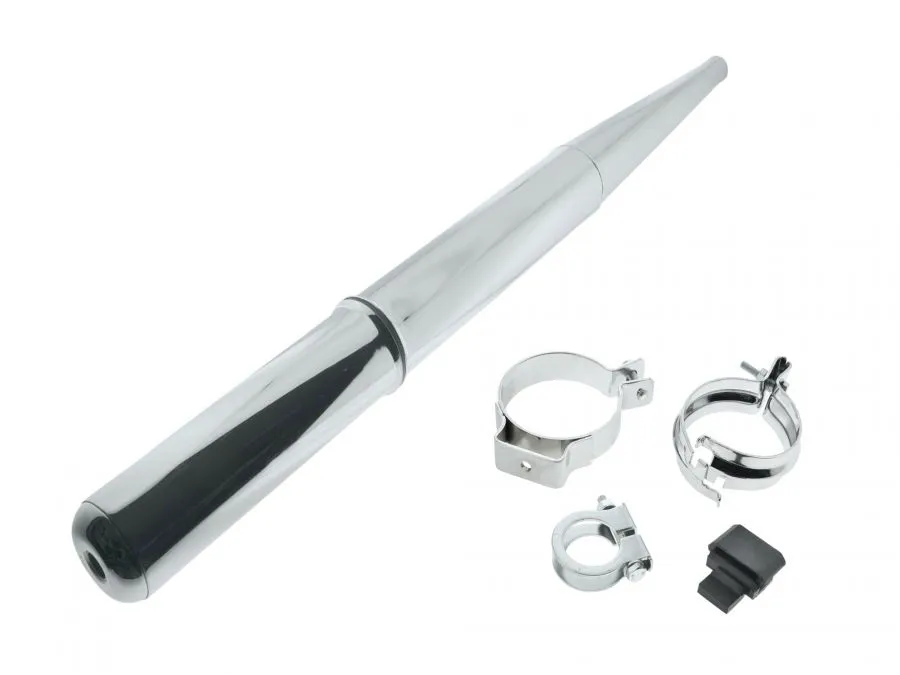 Auspuff mit allen Schellen Simson SR50 SR80 ohne Krümmer