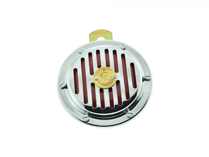 Hupe Jawa 12V goldene Pal-Plakette innen rot
