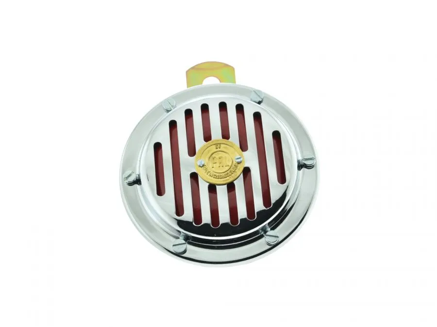Hupe Jawa 12V goldene Pal-Plakette innen rot
